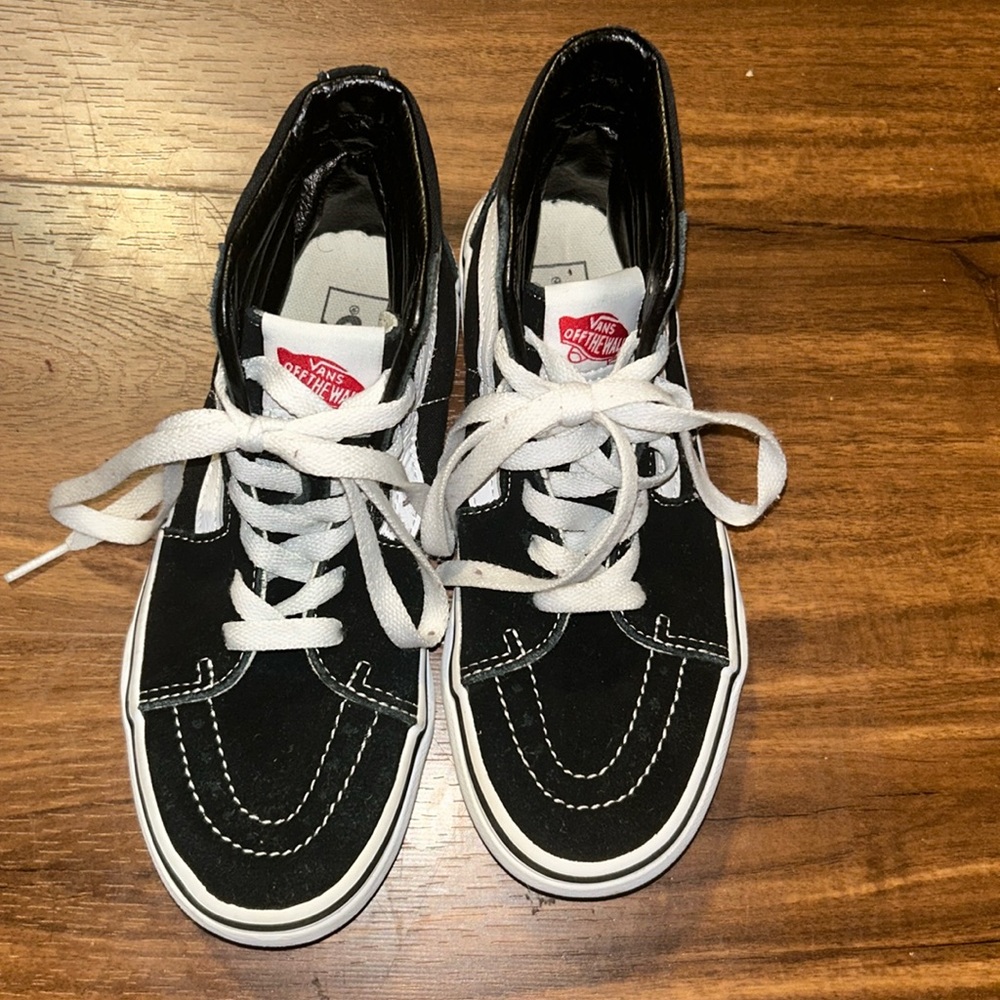 Boys Black Vans